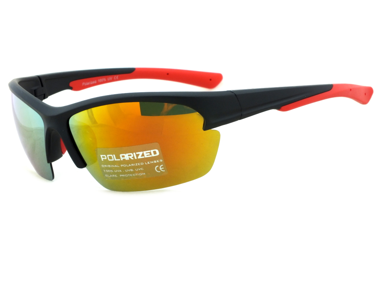 Okulary przeciwsłoneczne Miami Polarized pomarańczowe Lustrzanki sportowe