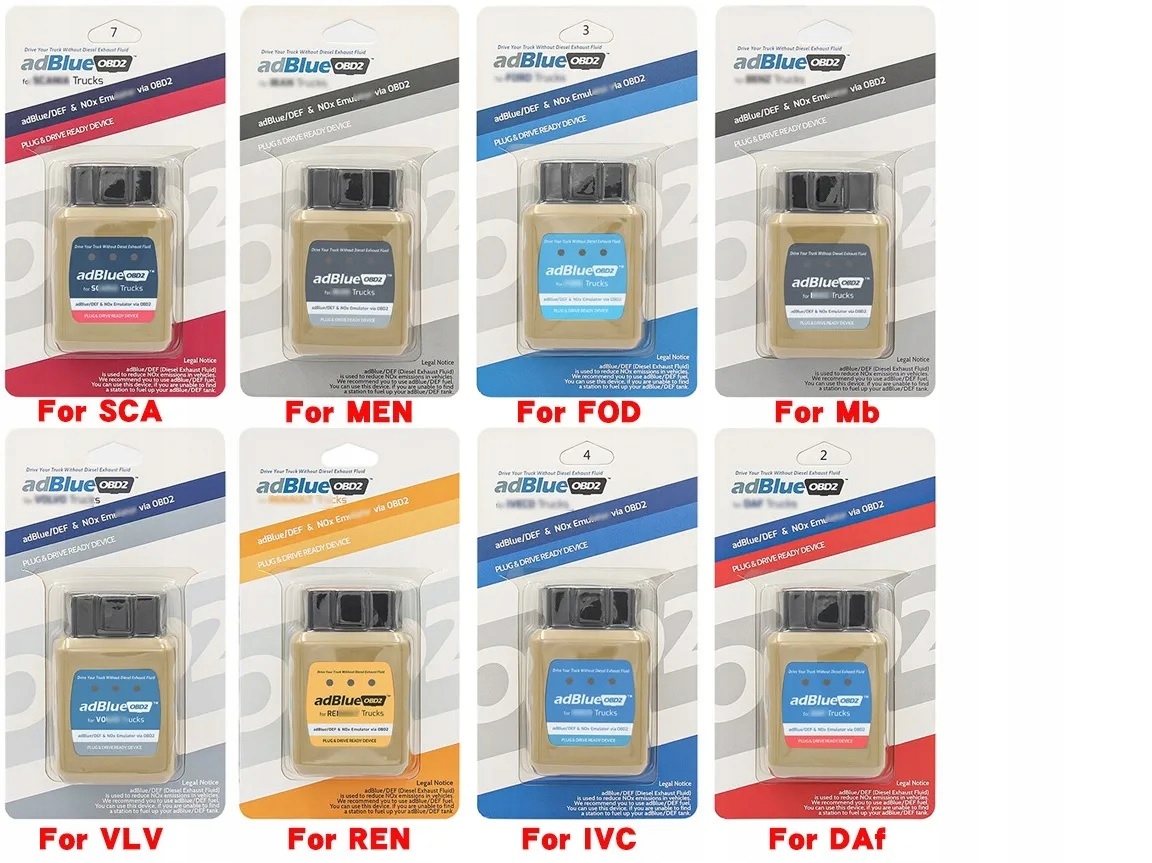 Emulátor Adblu Scr Obd Daf Man Renault Volvo Scania Mercedes Iveco NOx