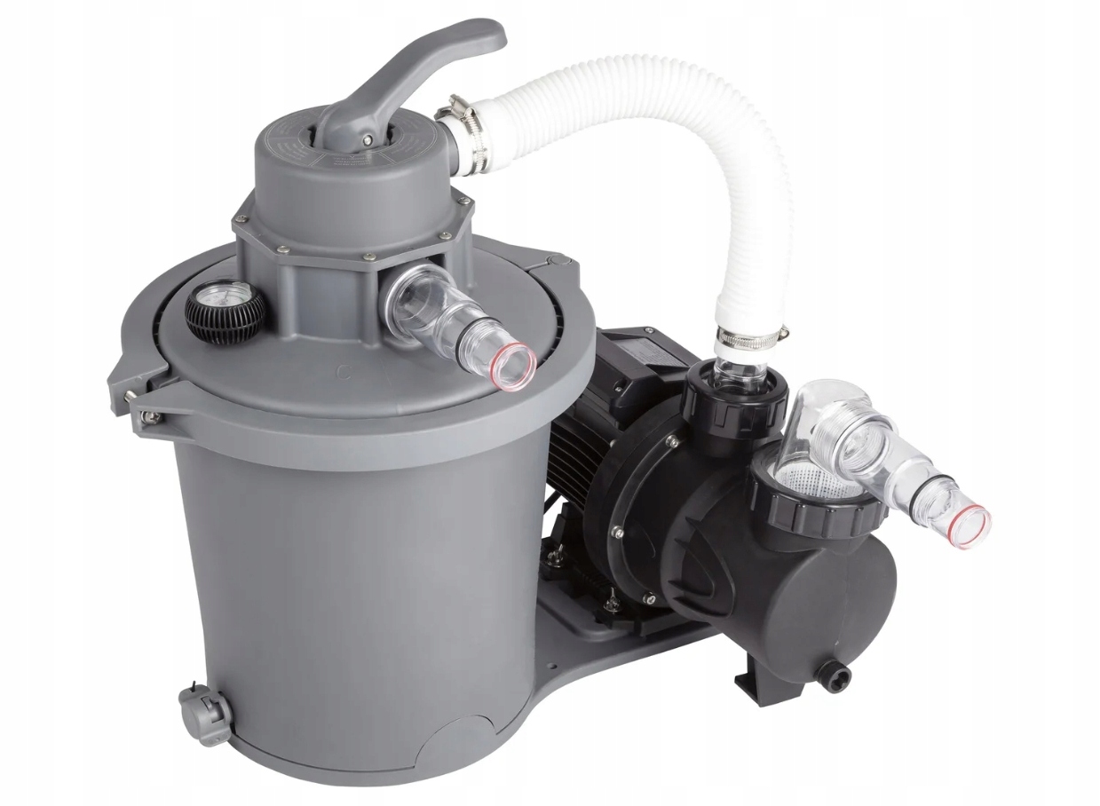 Piesková pumpa Crivit s manometrom, filtračný systém 6180 l/h