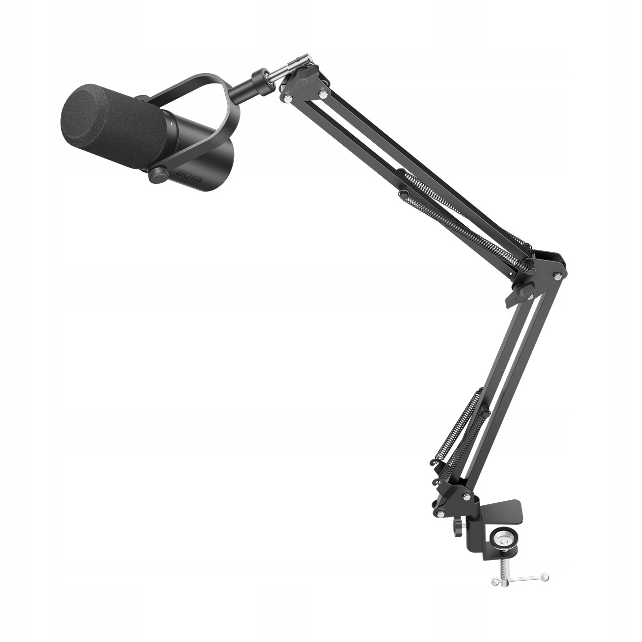 Studiový mikrofon Boya CastMic P60B s kabelovým ramenem Usb Xlr černý