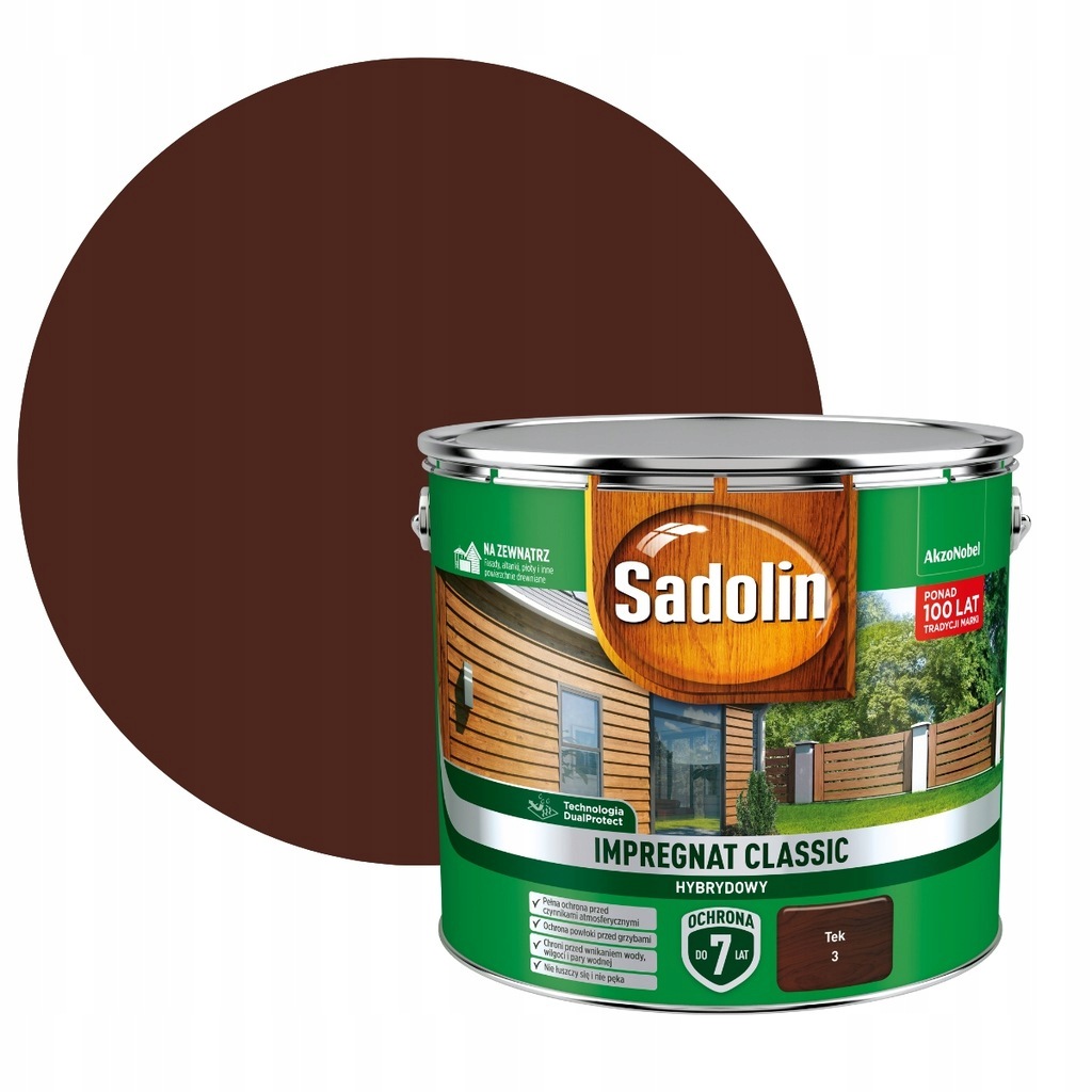 Sadolin Classic Impregnát na dřevo 9L Tek
