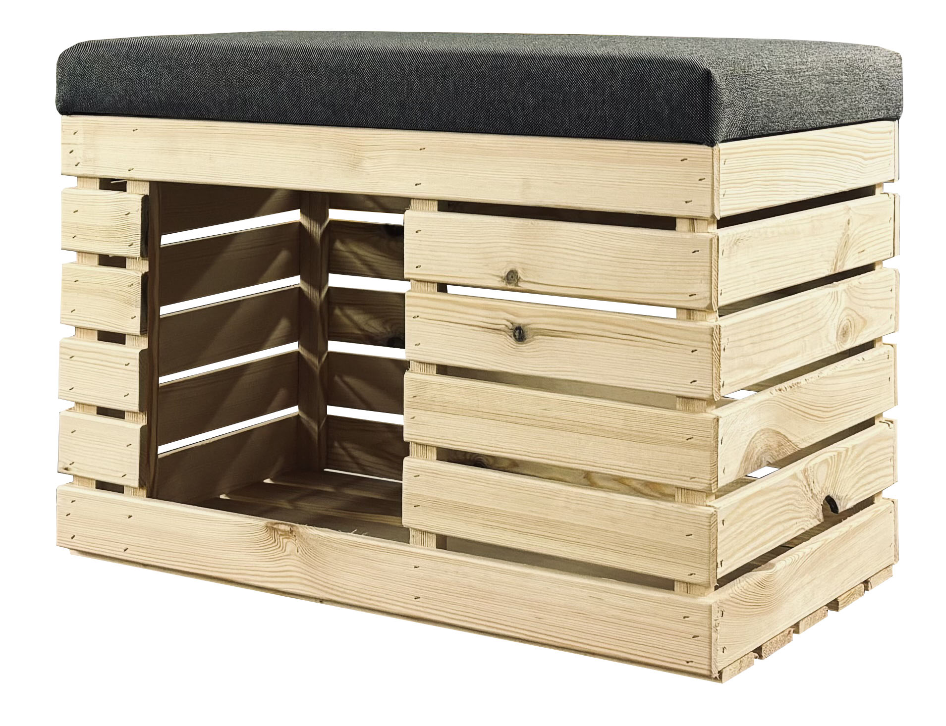 LEGOWISKO DLA KOTA PSA Pufa 90 skrzynia welur skaj