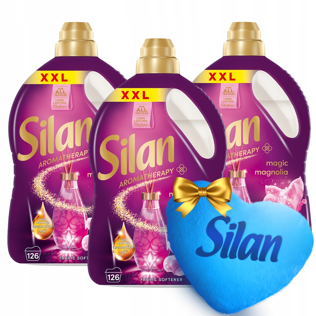 Silan Płyn do Płukania Magic Magnolia 2,772l x3