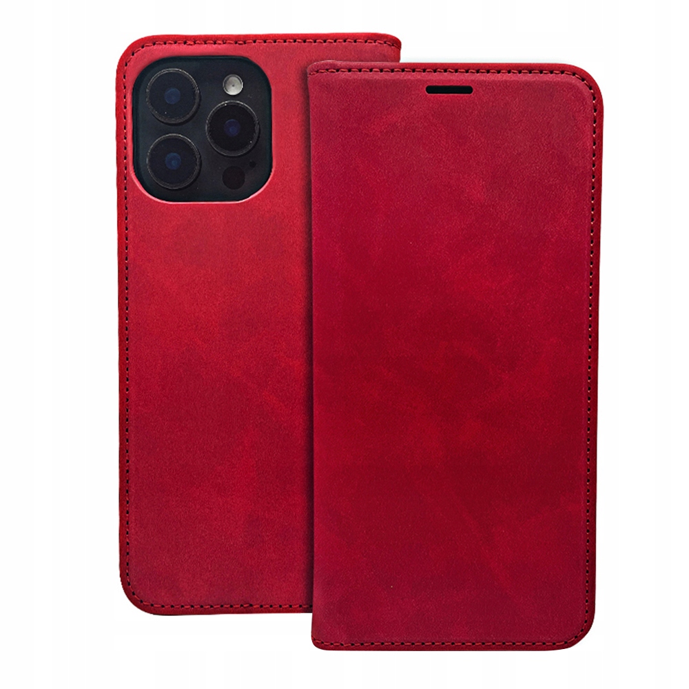 Etui Smart Suede do Google Pixel 11 11 Pro czerwone Tfo