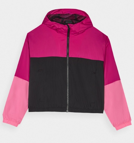 4F Kurtka przejściowa Dziewczynka różowy 4FJWSS24TJACF128 53S R. 128