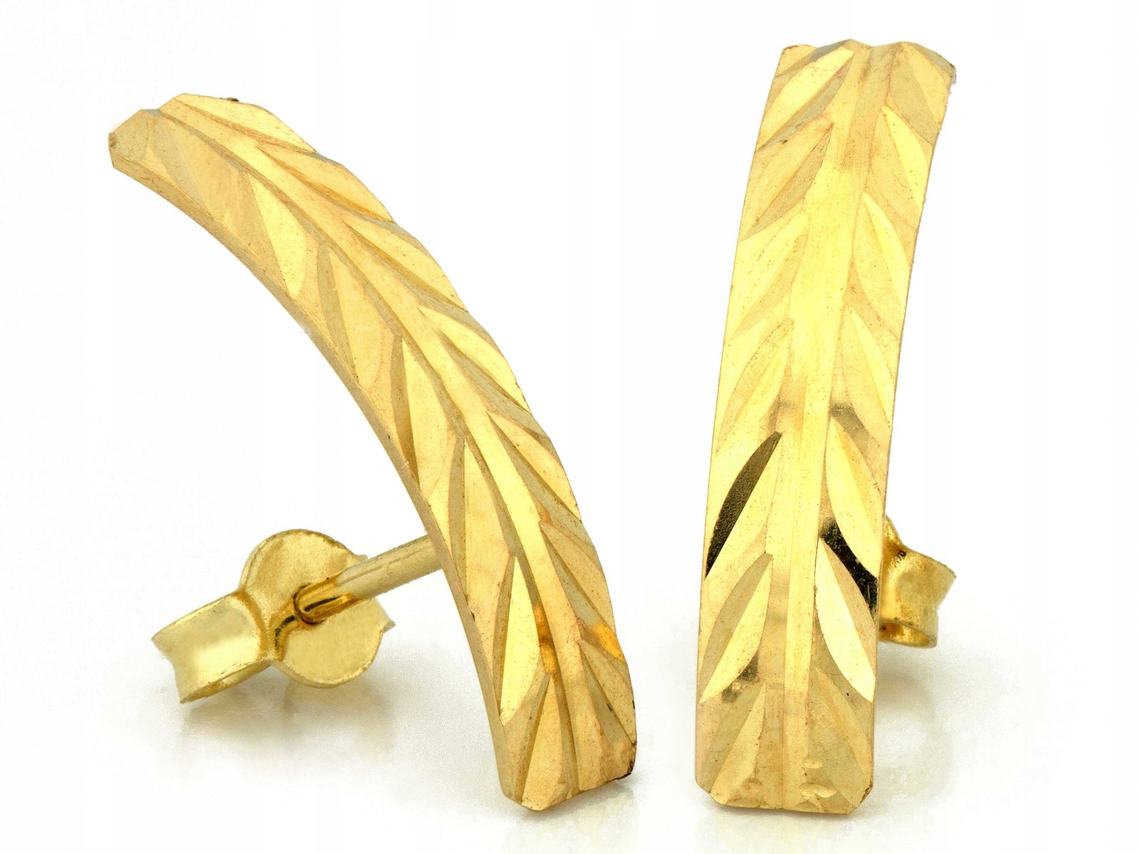 Dámské náušnice ze zlata 585, elegantní zlato 14k