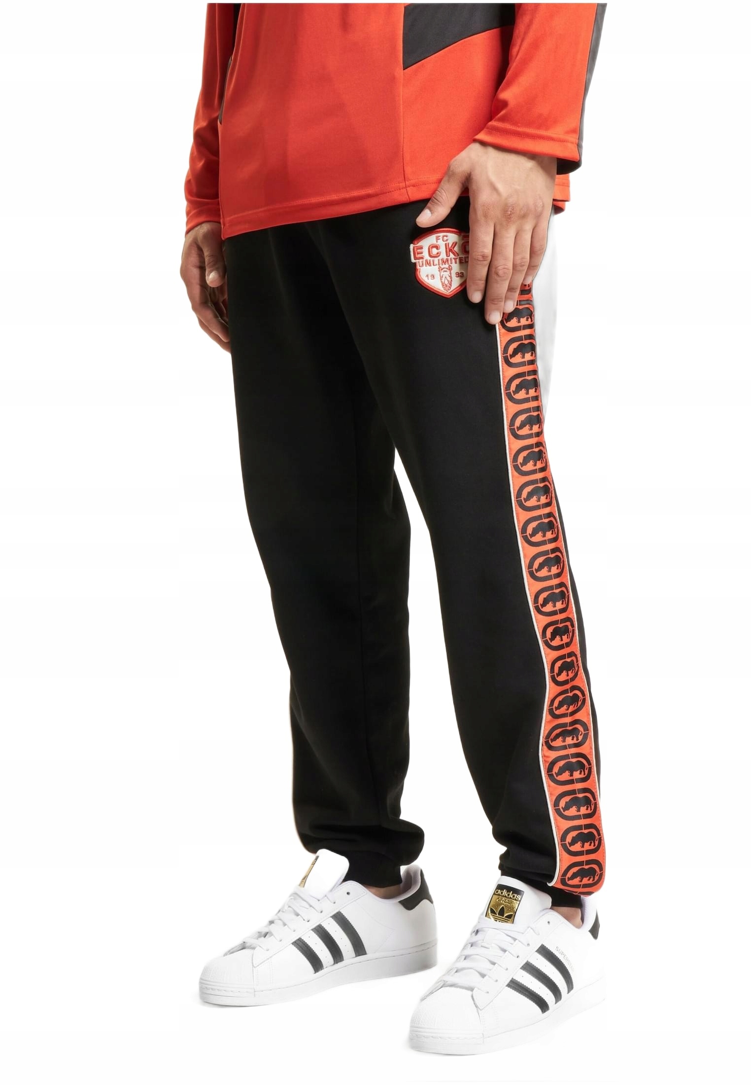 Černé teplákové kalhoty Ecko Unltd. Vintage široké XXL