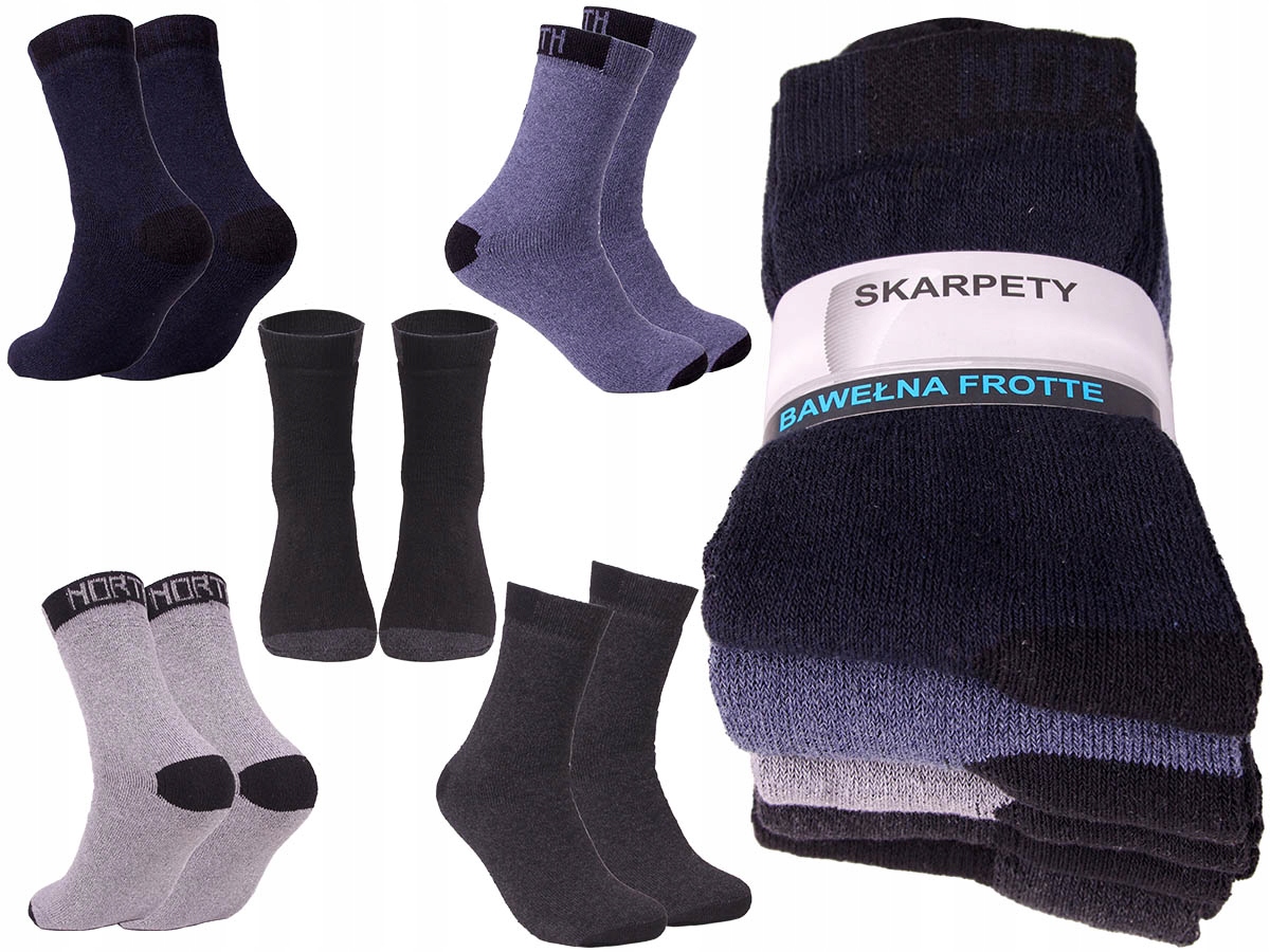

5x Robocze Bawełniane skarpety Frotte Frota 39-42
