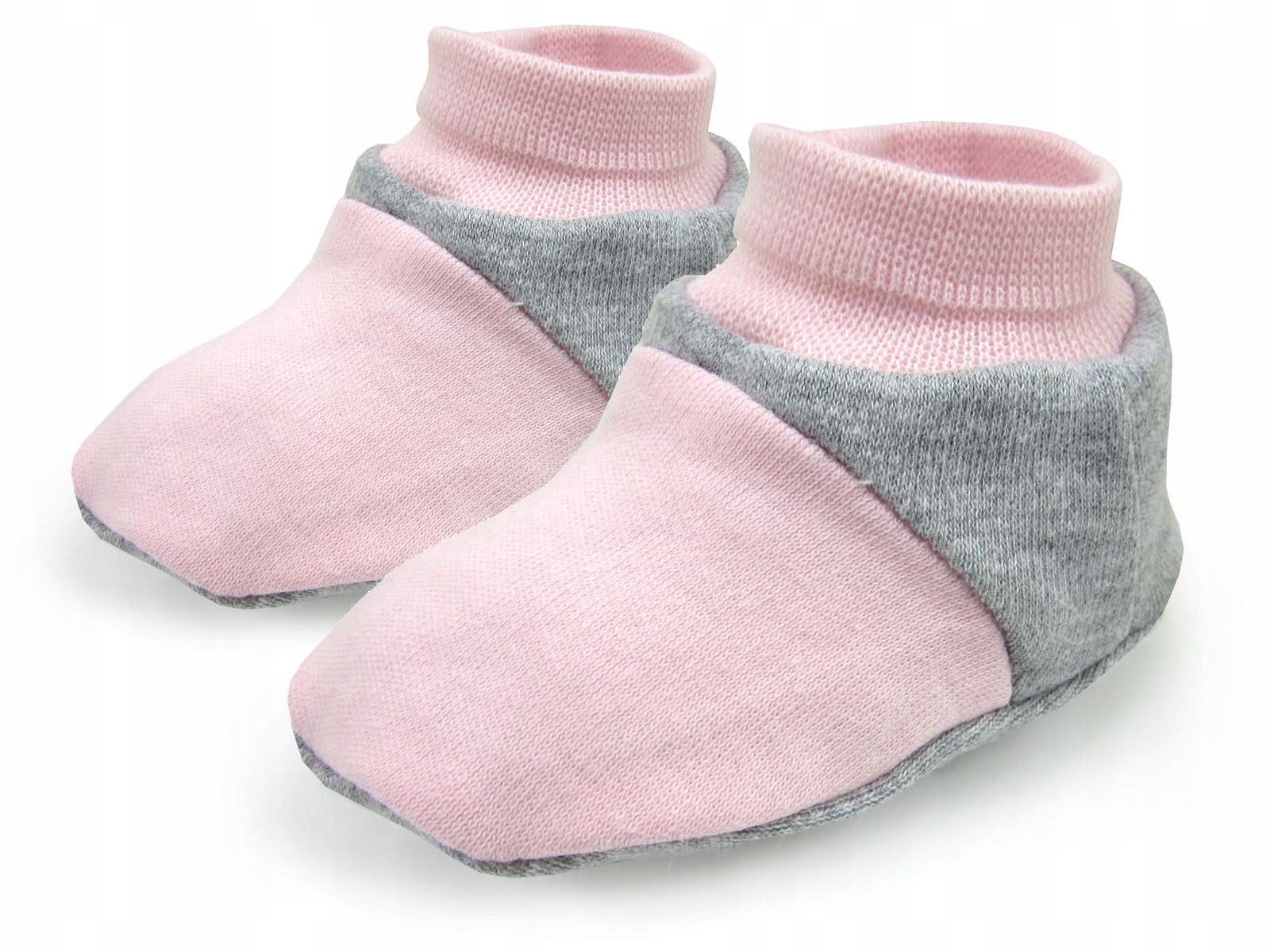 

Buciki niechodki z bawełny, 0-6 m, 10,5cm, różowe