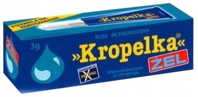 

Kropelka Żel Klej Błyskawiczny 3g Mocny