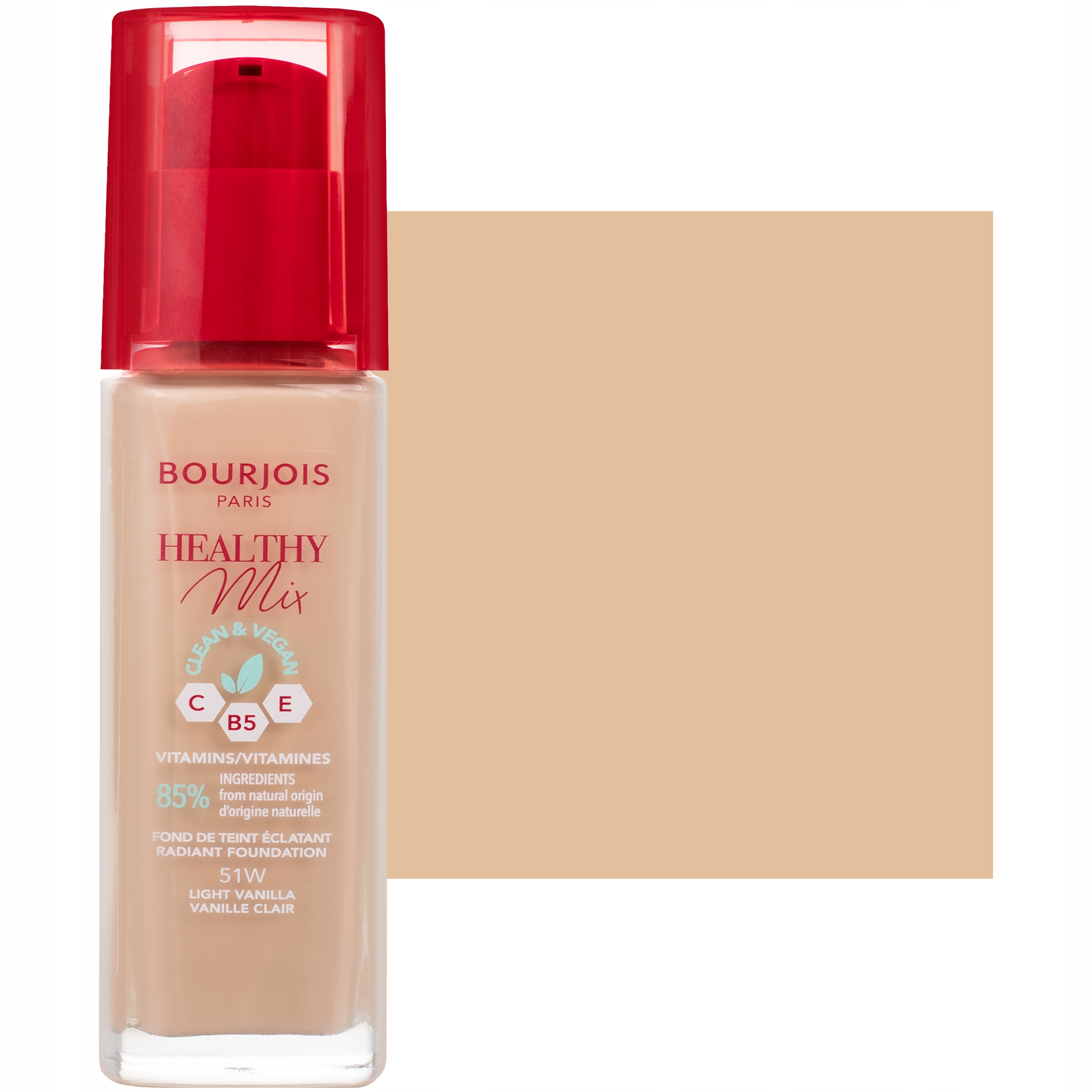 

Wegański podkład Bourjois Healthy Mix 51W 30ml