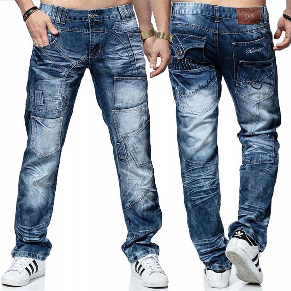 Kosmo Lupo kalhoty pánské KM070 L:32 jeans džíny 31 jeans