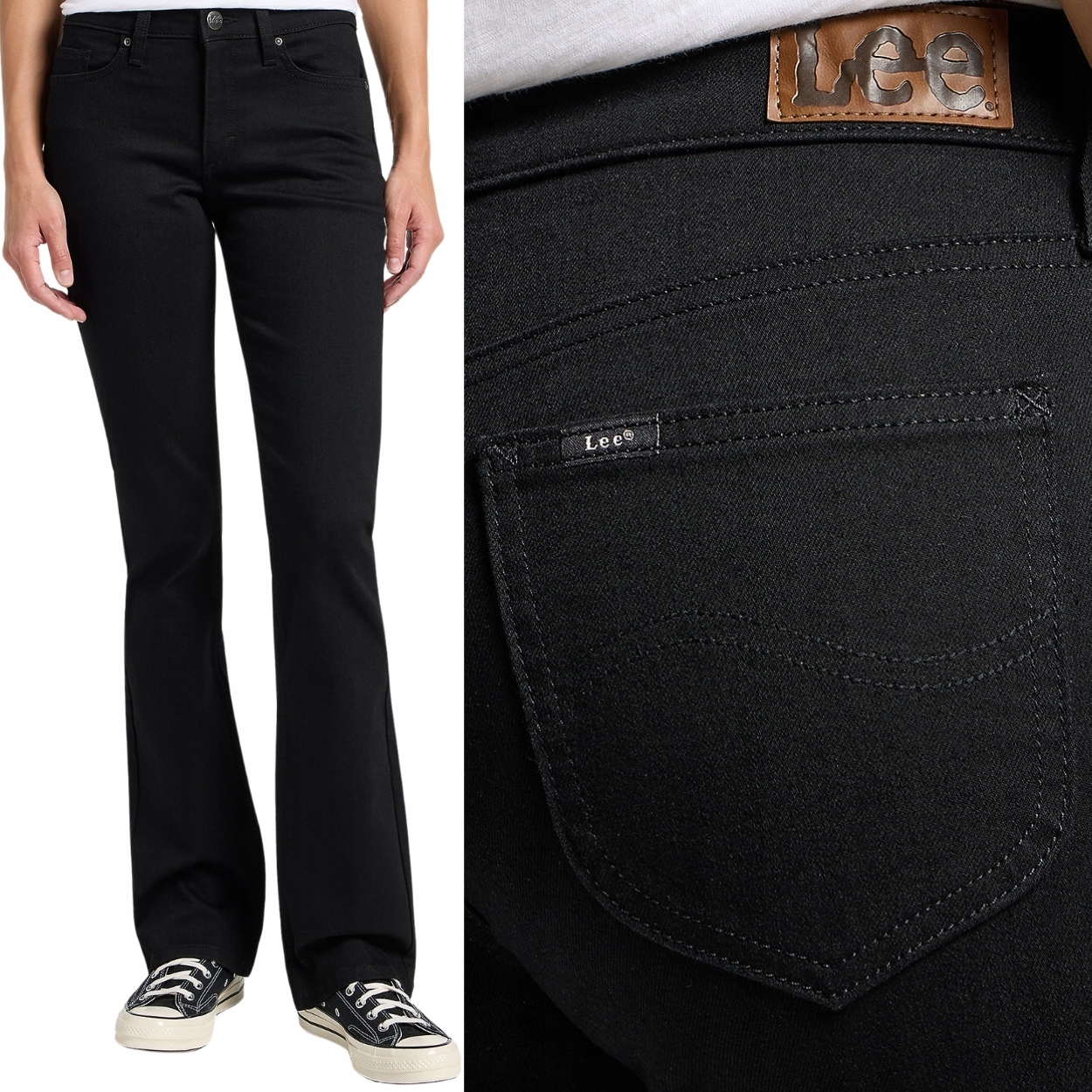 Lee Legendary Bootcut rozšířené vyšší dámské džínové kalhoty W29 L31