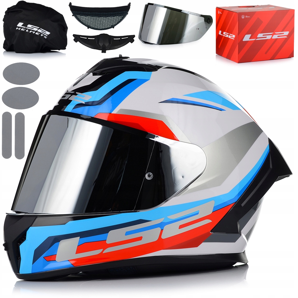 Motocyklová Prilba LS2 FF820 Rapid III System Pinlock Ecer 22.06 2x Sklo