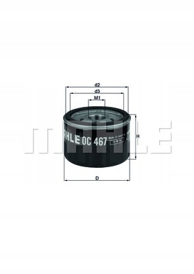 

OC467 Knecht Filtr Oleju Renault