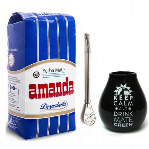 Yerba Mate Amanda Despalada 500 g matero sada