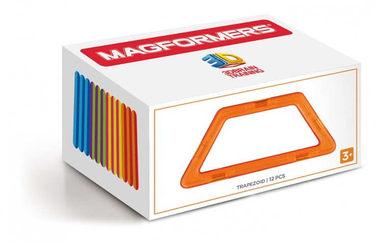

Klocki Magnetyczne Magformers Trapezy 12 Elementów