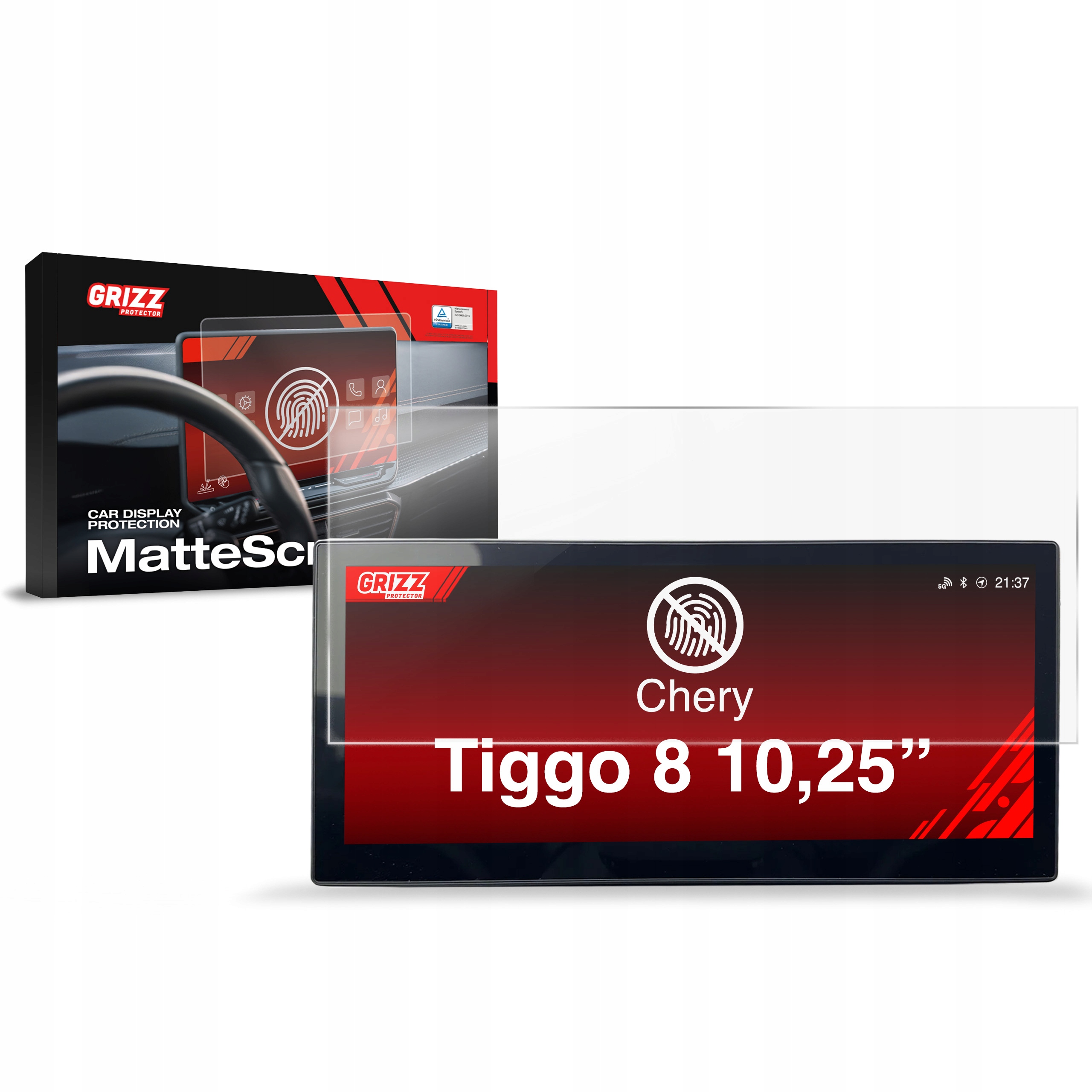 Folia Antyodciskowa do Chery Tiggo 8 10,25" Virtual Cockpit (2025)