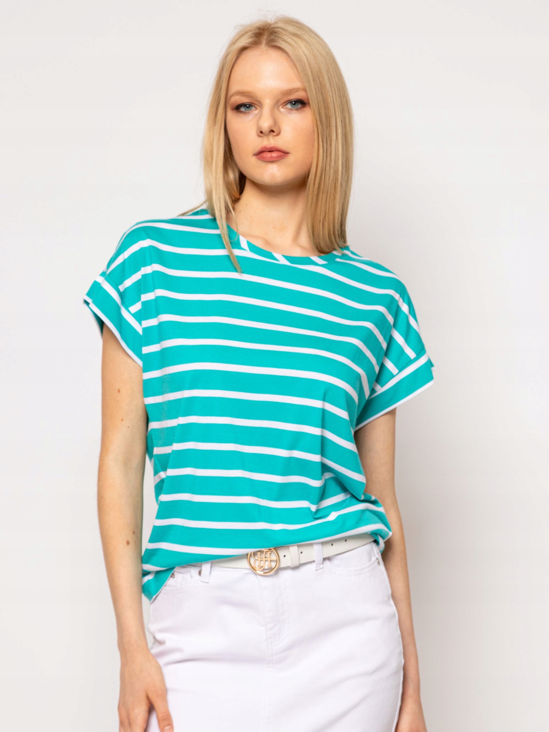 Heavy Tools Dámské Tričko Tričko MILLIES25 Cool Teal Mořská Velikost M