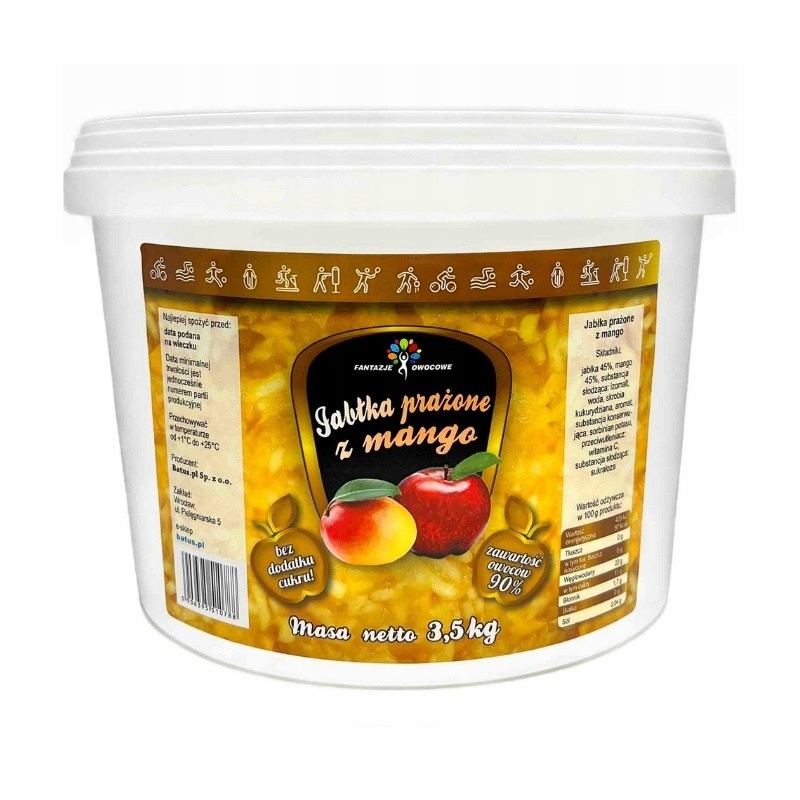 Levně Pražená mangová jablka Bez Přidaného Cukru 3,5 kg