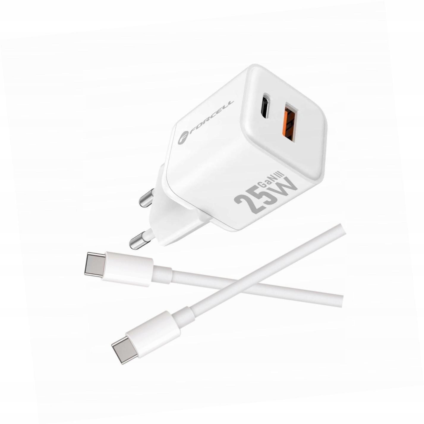 Szybka ładowarka Gan 25W z długim kablem Usb-c do Samsung Galaxy A9 (2018)