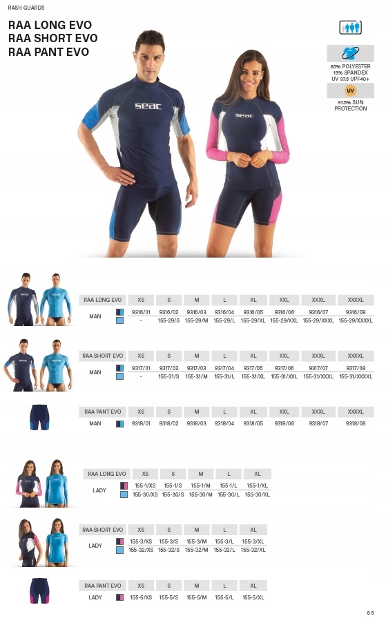 Koszulka UV damska rashguard SEAC T-SUN z krótkim rękawem biała L Płeć kobieta