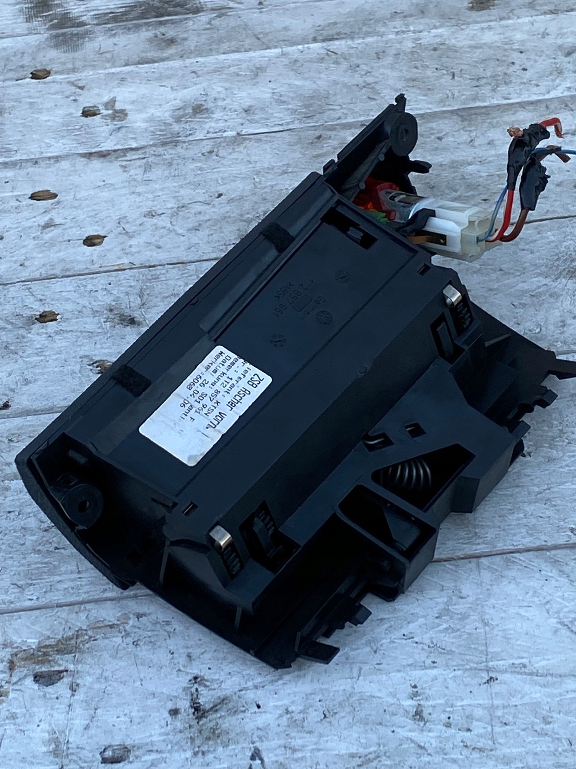 VW TOURAN e Posacenere ANGLIK 1T2857961