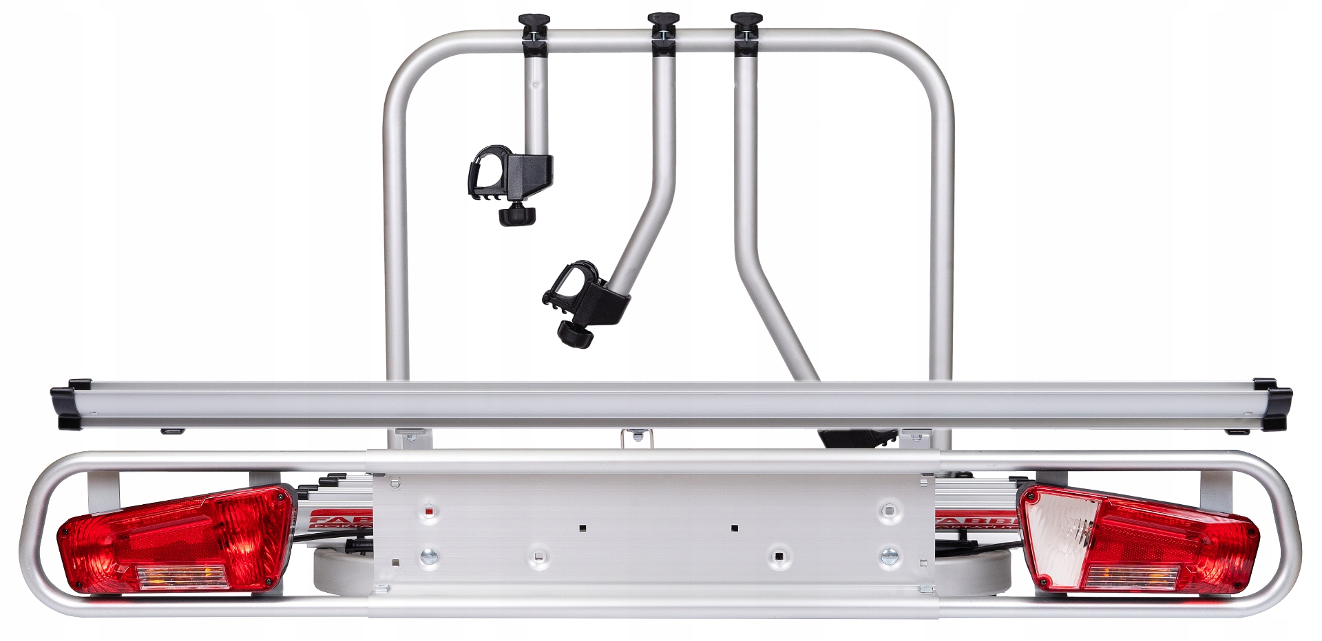 BAGAZNIK ROWEROWY NA HAK UCHYLANY UCHWYT 4 ROWERY Product Width 136 cm