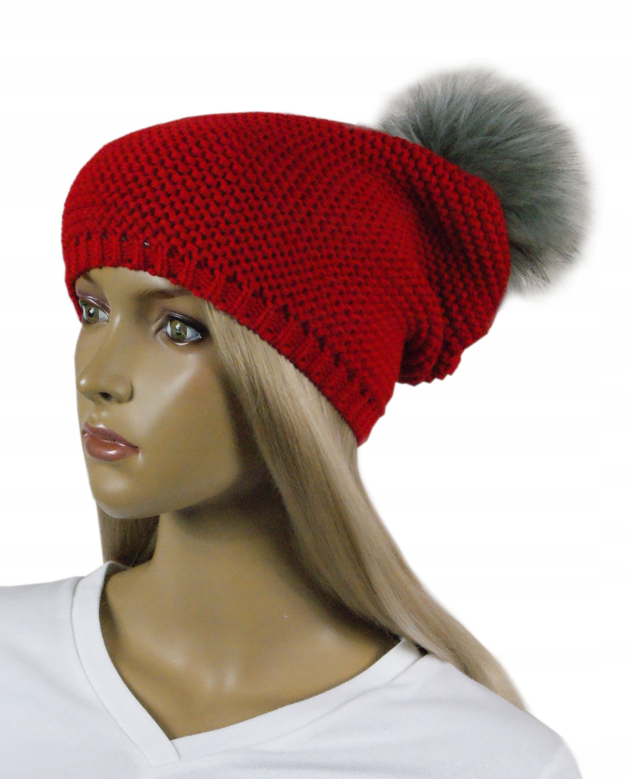 

Czapka damska Pompon # 52