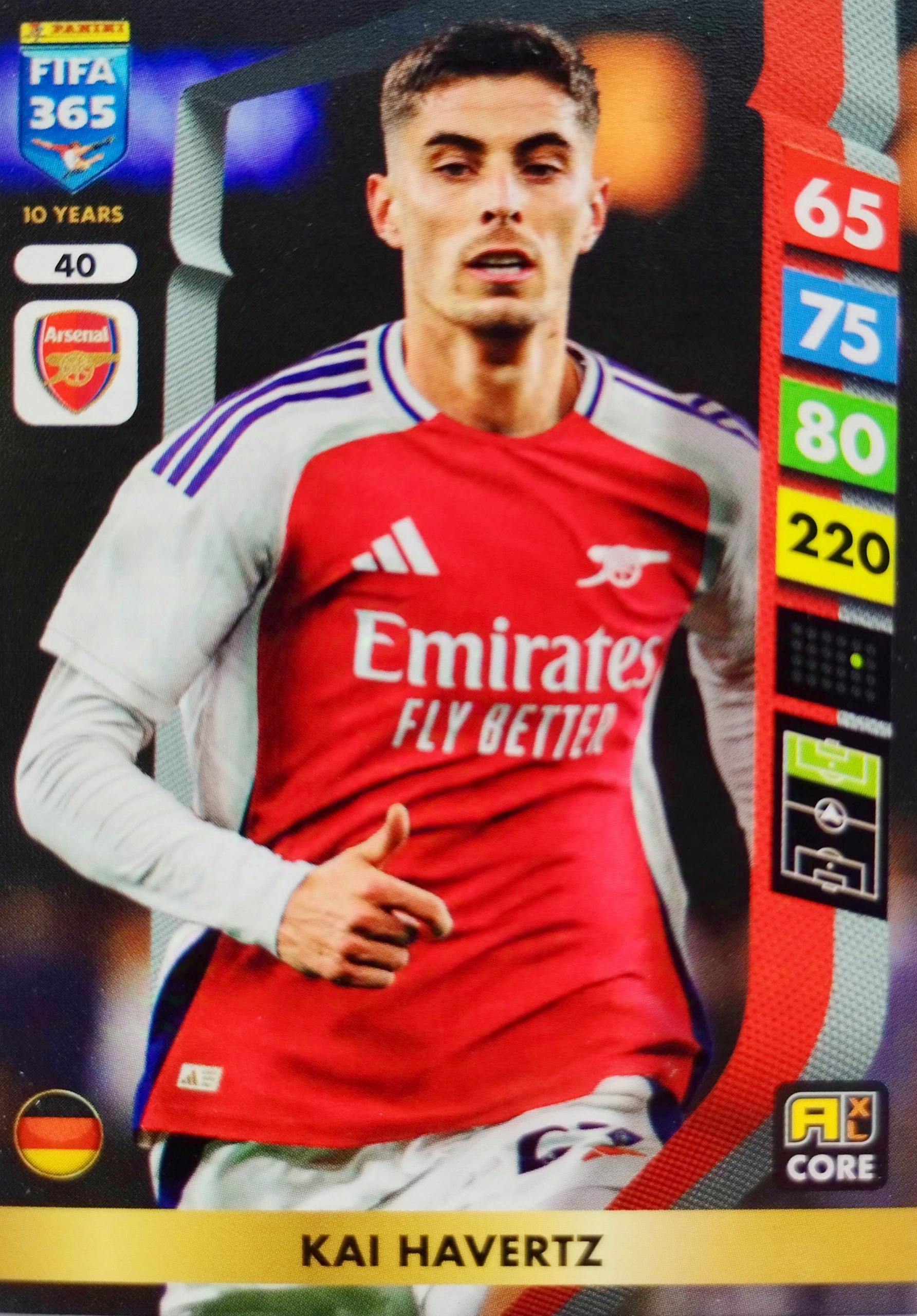 Panini Fifa 365 2025 Core 40 Kai Havertz Arsenal