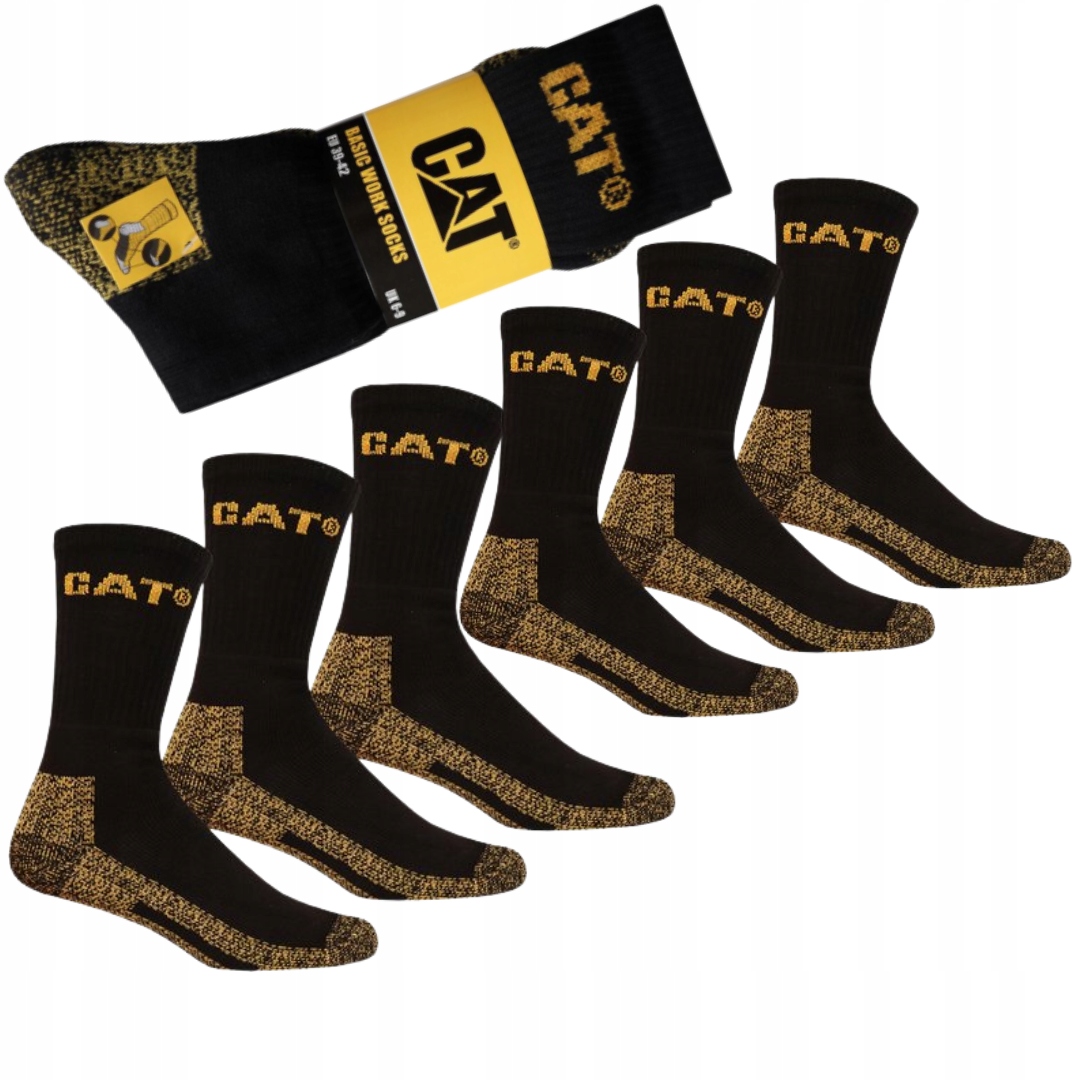 SKARPETY ROBOCZE CAT 3 PARY EU 41-45 CATERPILLAR BASIC WORK SOCKS