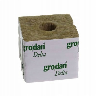 

Grodan Delta kostka z wełny 7,5x7,5x6,5cm fi 25mm