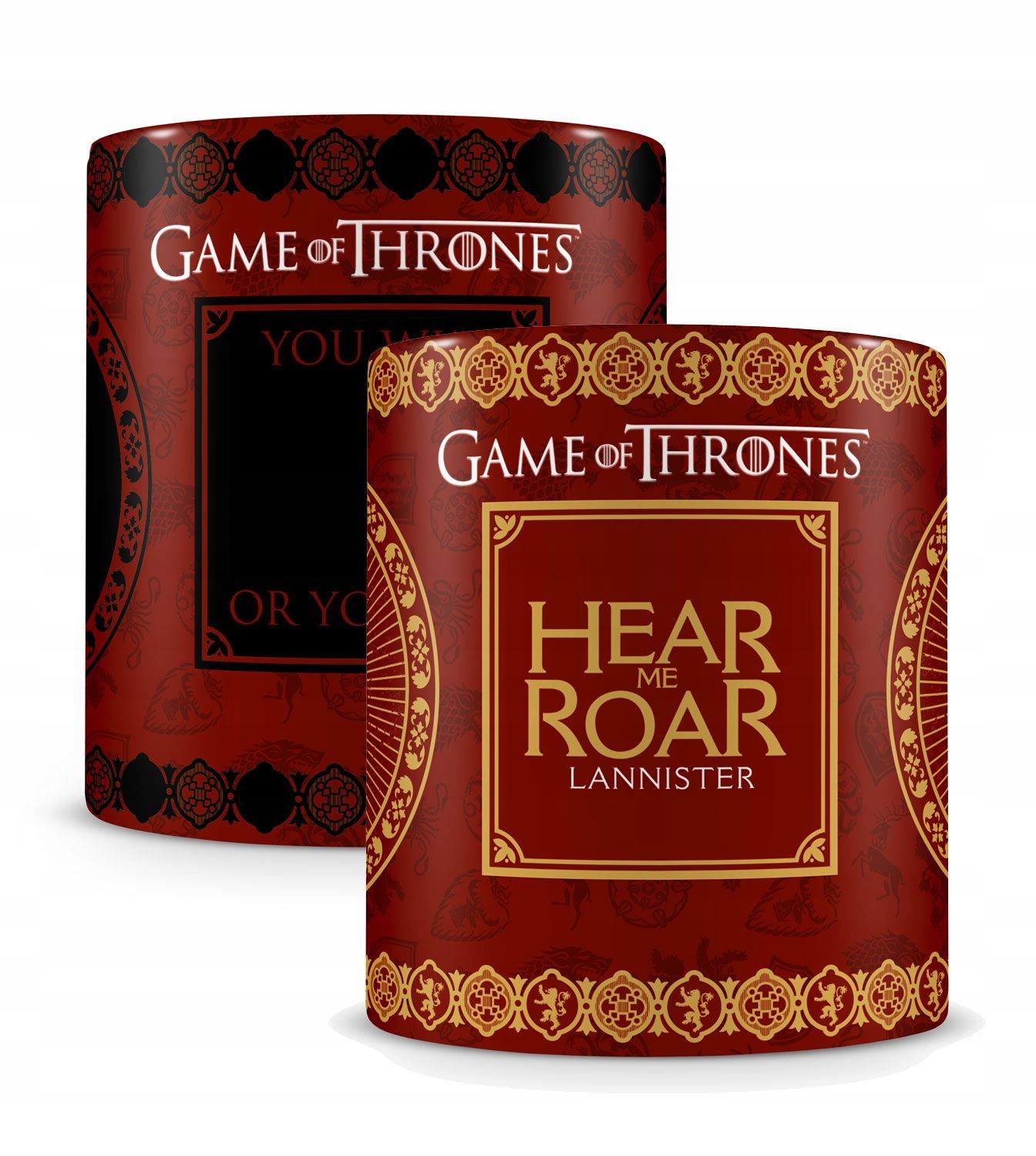 

Magiczny Kubek Gra O Tron Hear Me Roar Lannister