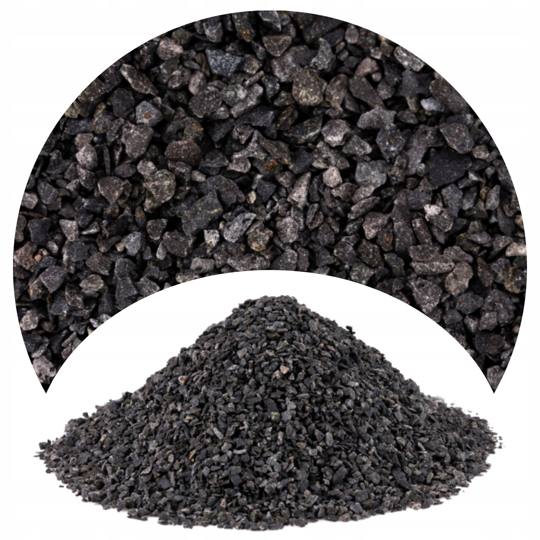 Черный кошачий песок для аквариума 2-3 мм 24 КГ