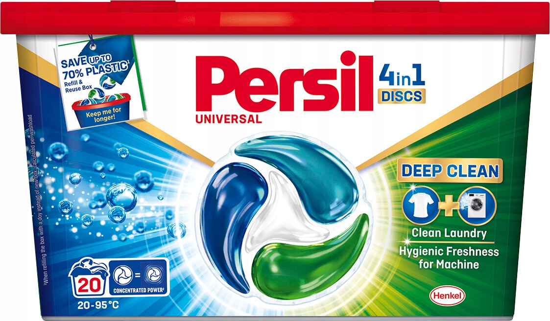 2 x Kapsle na praní Persil Universal Discs 4 v 1 20 ks