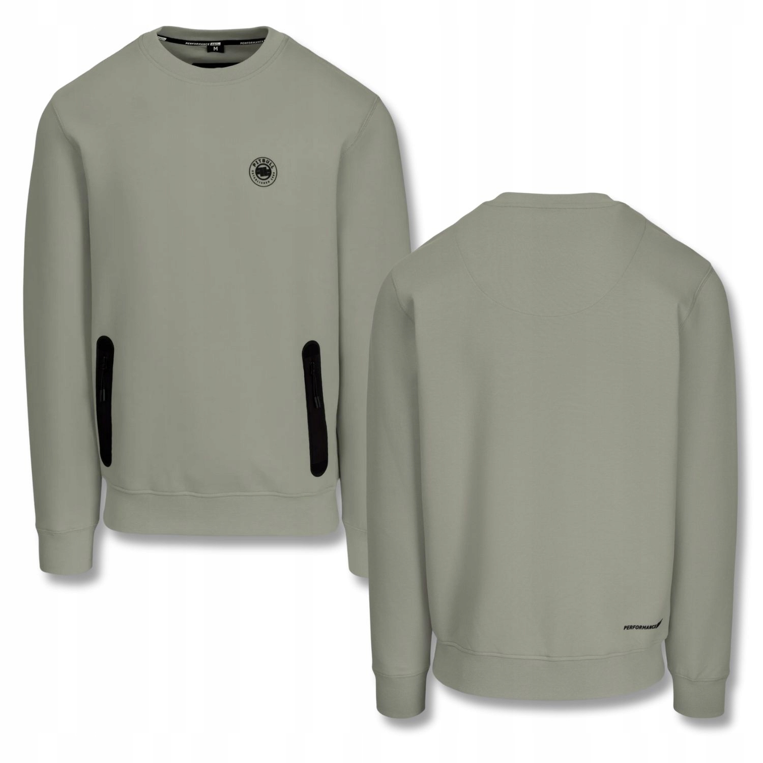 Pánská Mikina Pitbull Klasická Mikina Crewneck Hladká sportovní Dogwood