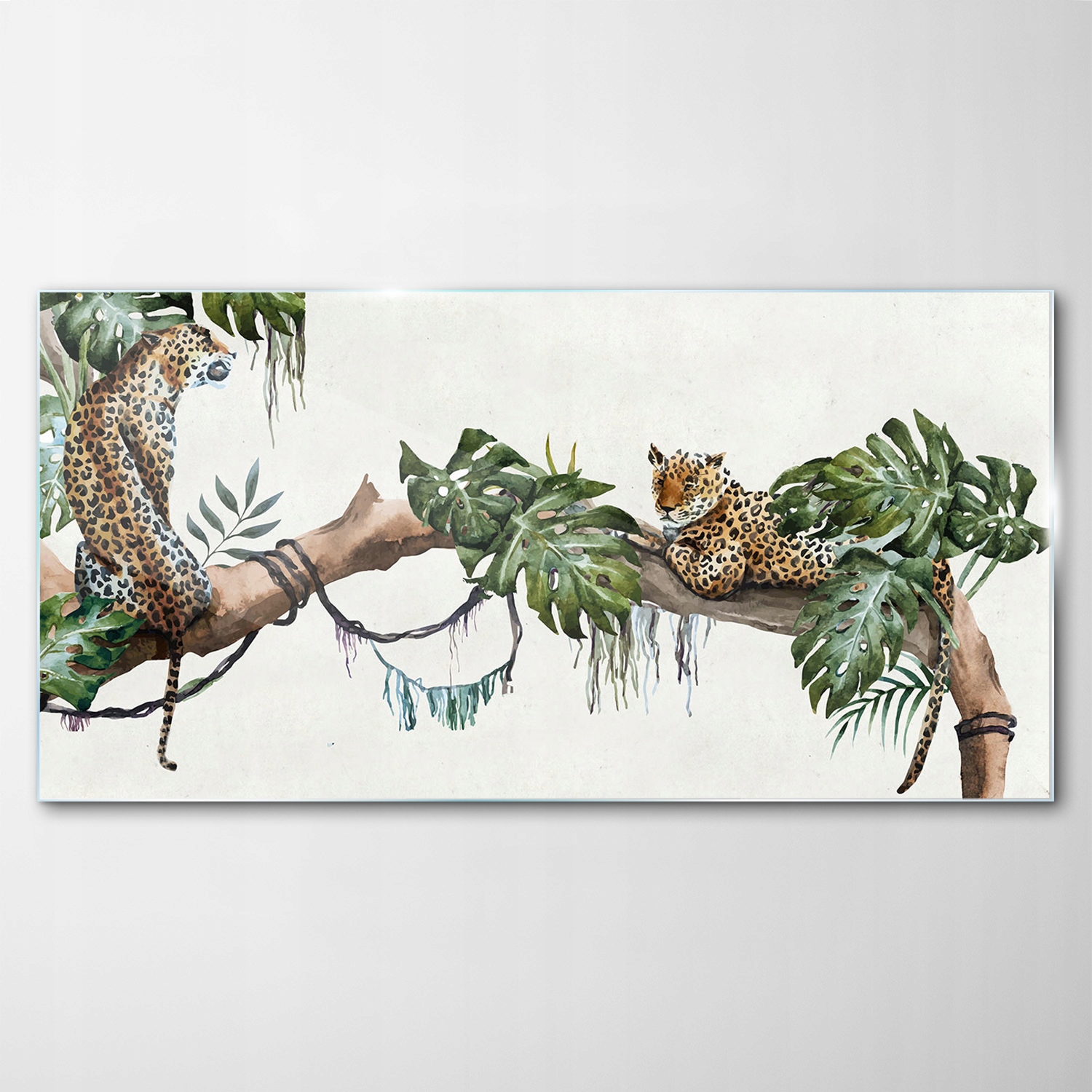 

Obraz Szklany Dekor Gepardy Tropiki Zwierzę 120x60