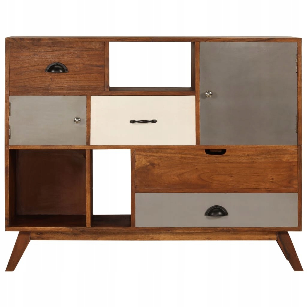 KREDENS z litego drewna akacjowego, 115x35x86 cm Front Color not applicable