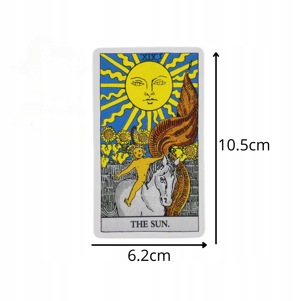 KOMPLETNY ZESTAW KLASYCZNYCH KART TAROTA THE RIDER TAROT KARTY WRÓŻBY 78szt Minimalna liczba graczy 1