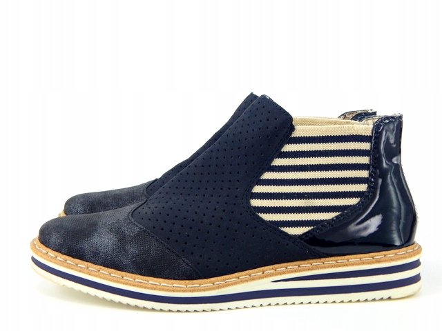 Buty ze skóry RIEKER r 40/26 cm