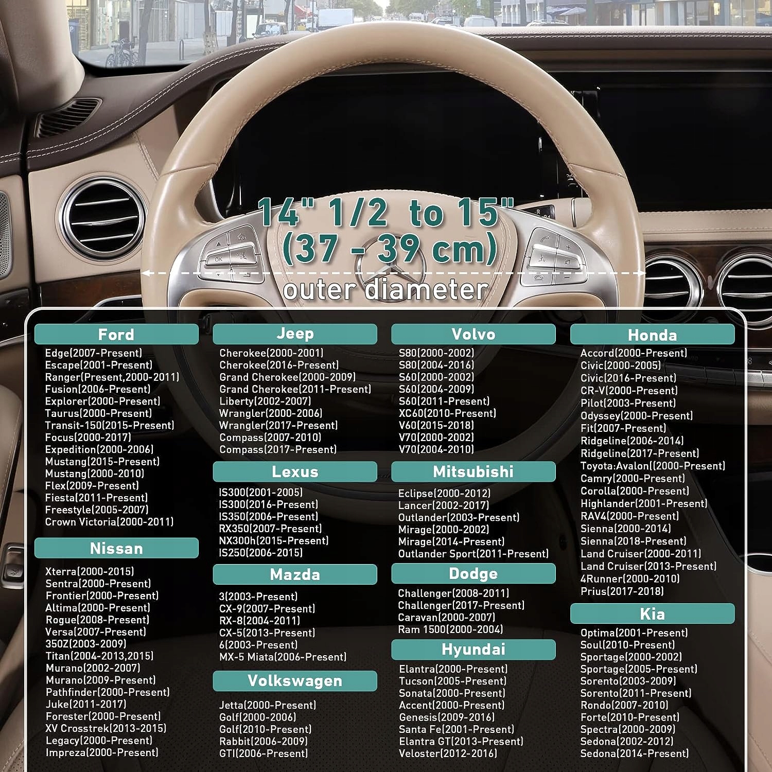 COFIT Czeska osłona kierownicy 14 1/2-15'' Producent inny