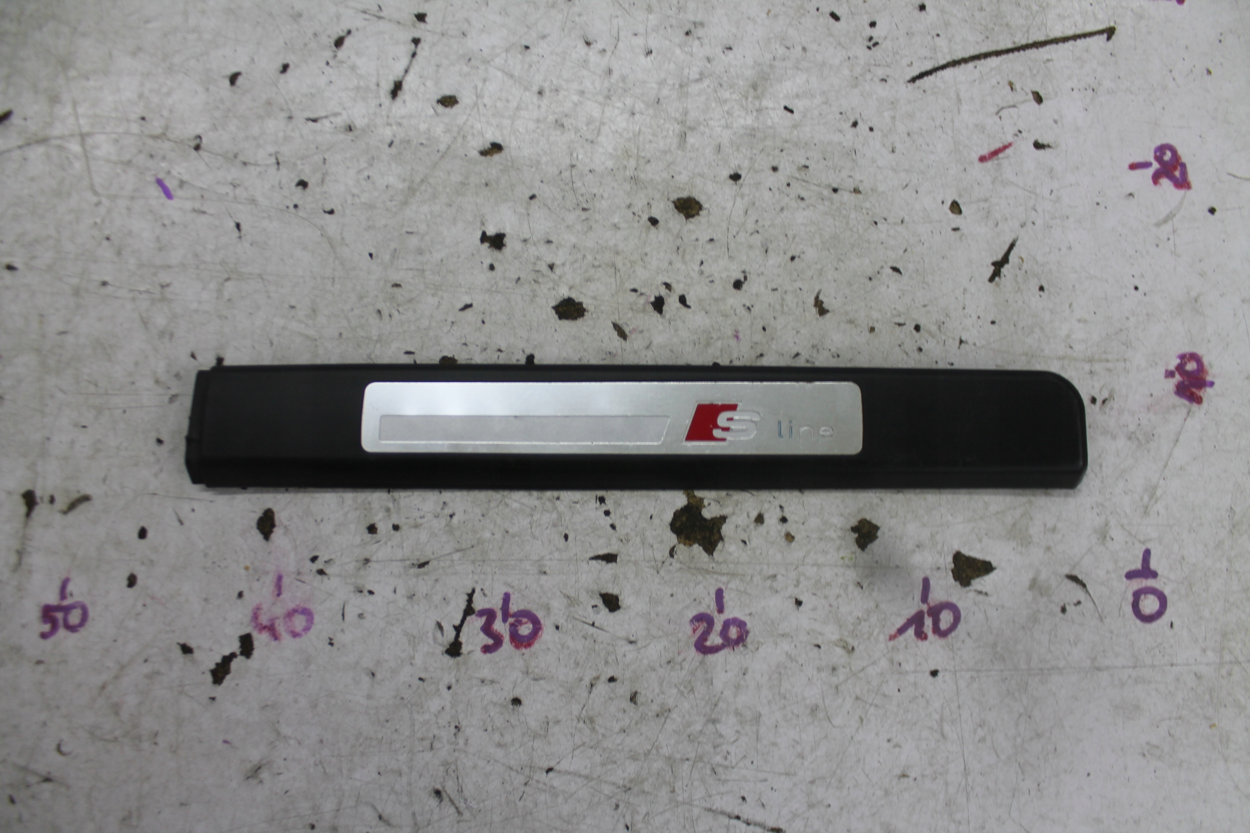 moulding cap threshold S-LINE KOMPLET AUDI A3 8P 5-D LIFT 08-13