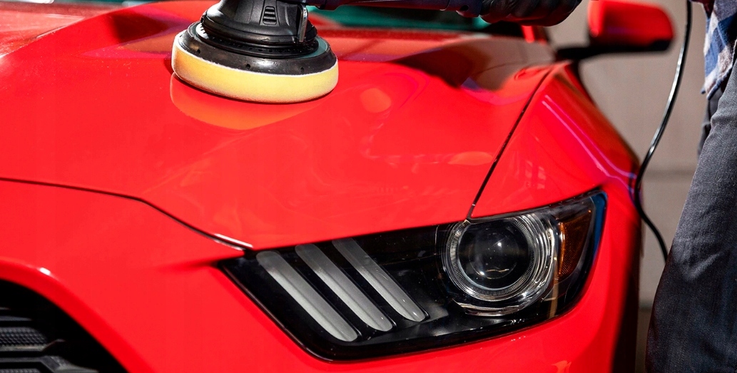 POLERKA SAMOCHODOWA MIMOŚRODOWA OSCYLACYJNA DA Z REGULACJĄ 3 X GĄBKA FUTRO Napięcie zasilania 230 V