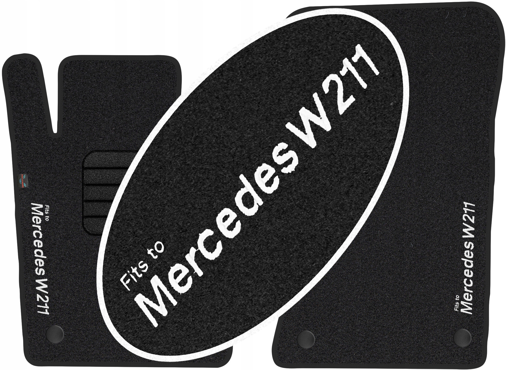 

E-Klasa W211 2002-2009 Welurowe z Napisem
