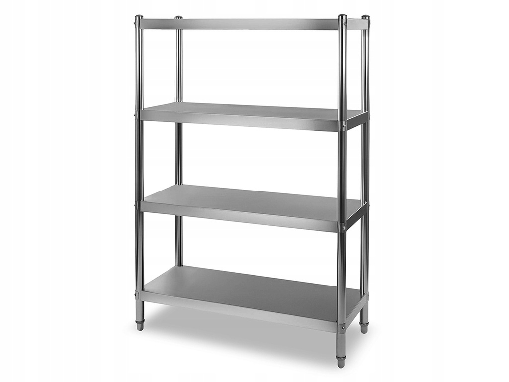 Стеллаж для хранения из нержавеющей стали INOX 4X полки 120X40CM