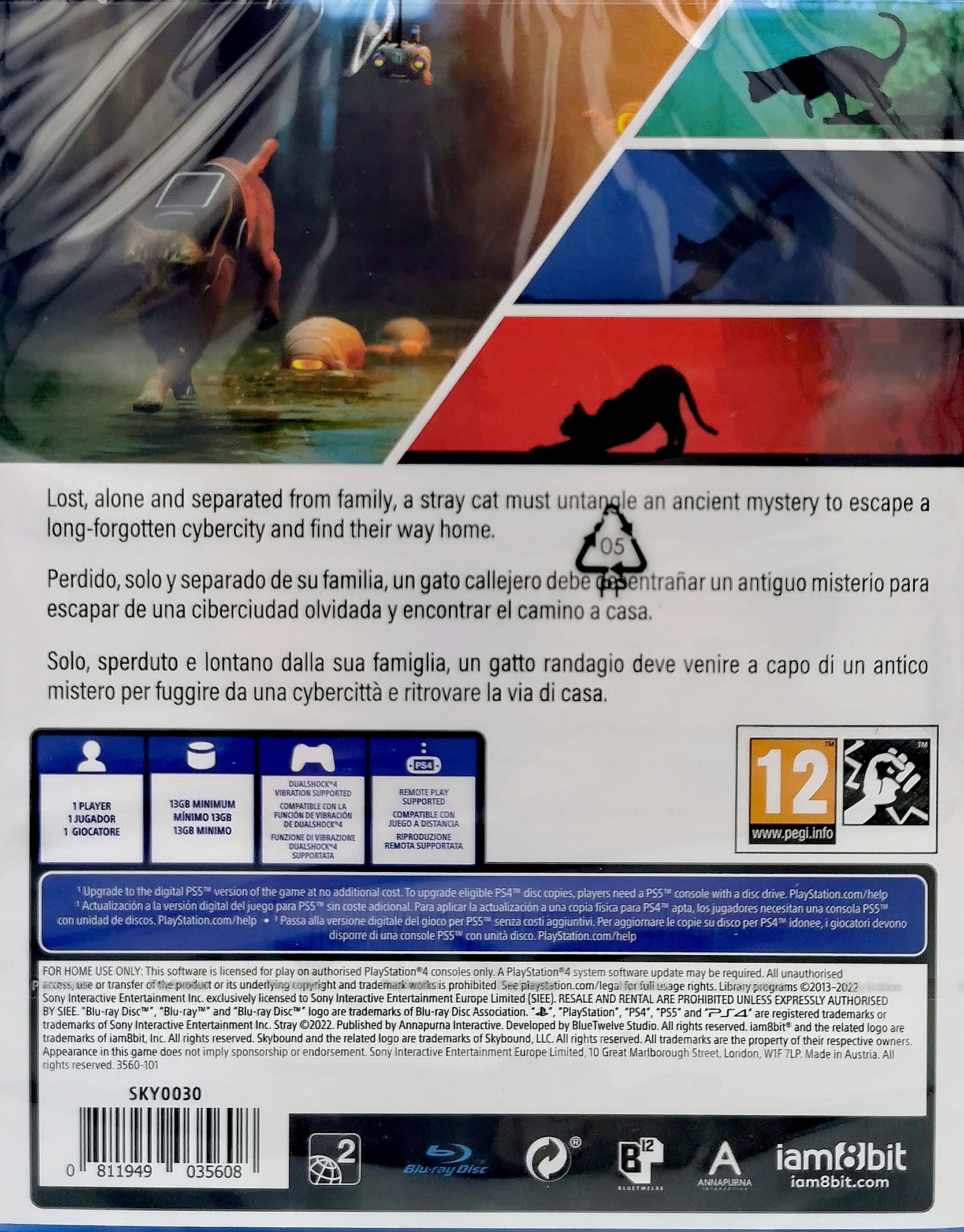 STRAY PS4 NOWA PO POLSKU + DODATKI Rodzaj wydania Podstawa