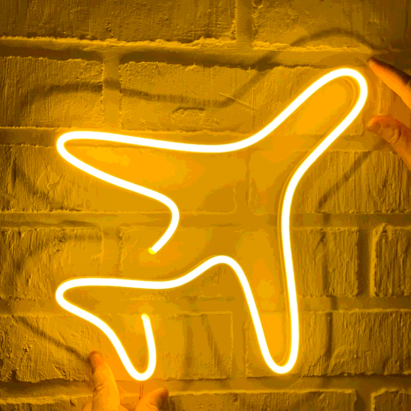 

Lampa Neon Led Diy Pro Żółty Słońce Dzieck