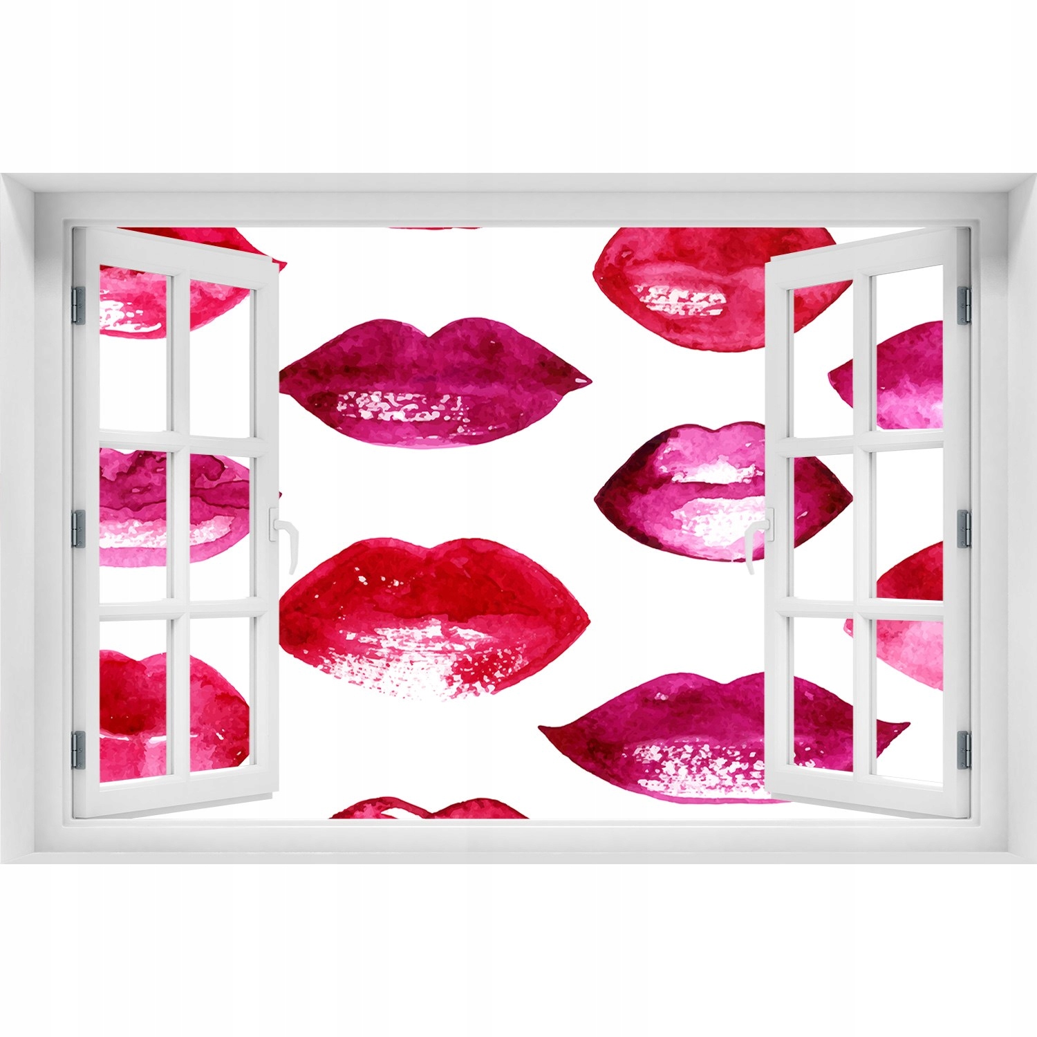 

Fotoobraz Naklejka na ścianę Czerwone usta 90x60