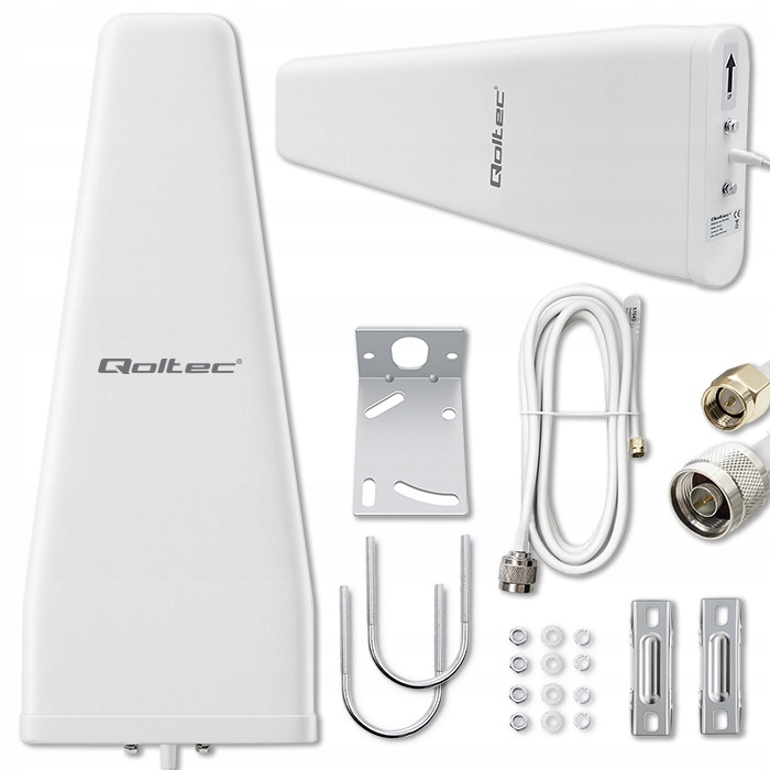 Qoltec Anténa 4G Lte Dual 14 dBi všesměrová venkovní IP65