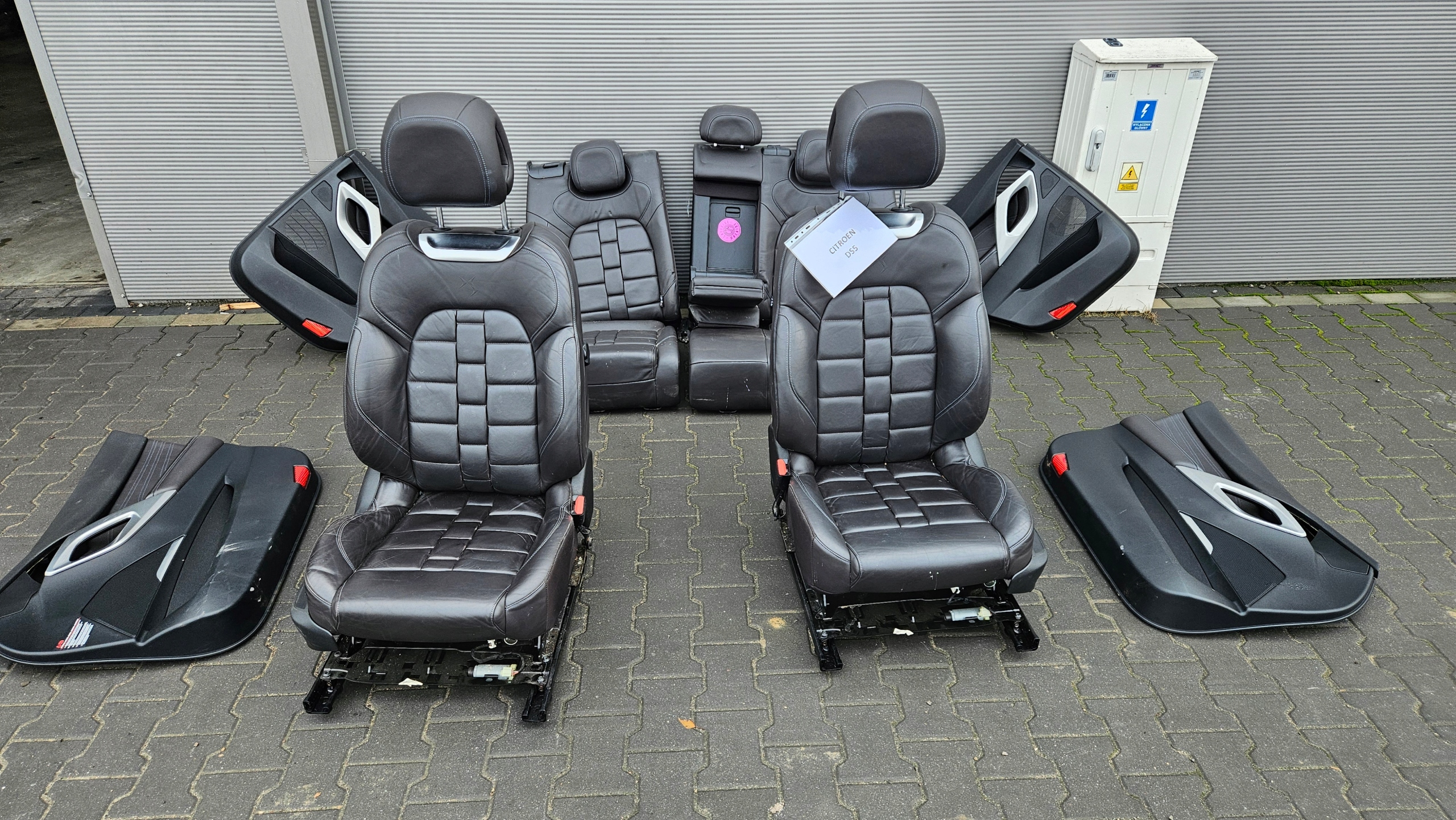 CITROEN DS5 seats leather side KOMPLET LIFT